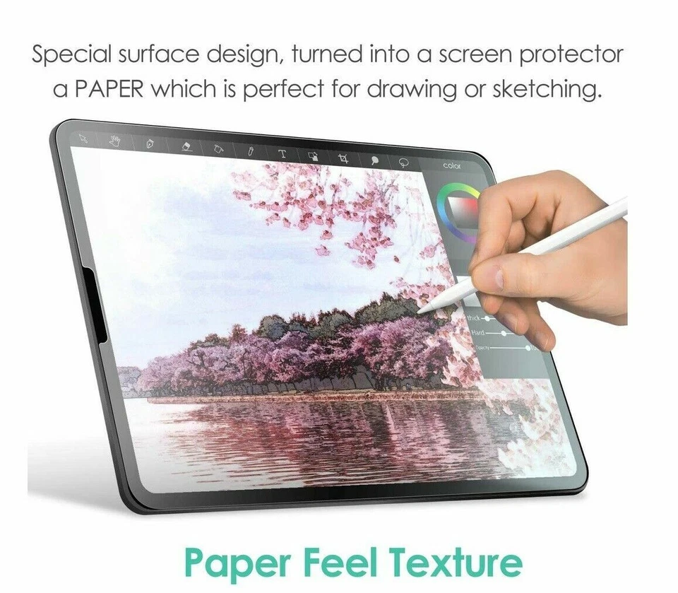 Paper Feel Matte Film Anti-Glare Screen For Samsung Tablet A6 10.1 - Image 3 of 4