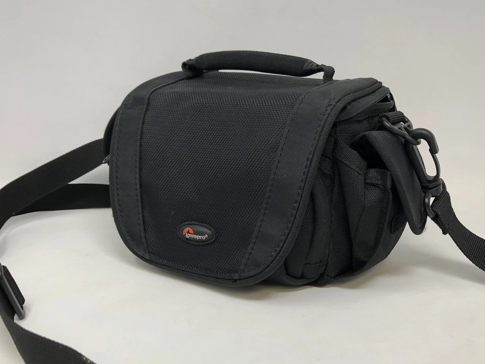 Lowepro Small Black Camera Case Bag Pouch Adjustable Removable Strap - Image 2 of 4