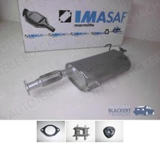 IMASAF Auspuff Mitteltopf+Anbauteile für Opel Frontera A+Sport 2.8 TD 3-Türer