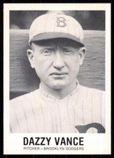 1980 Galasso Glossy Greats Dazzy Vance Brooklyn Dodgers #104