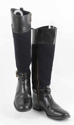 tory burch navy boots