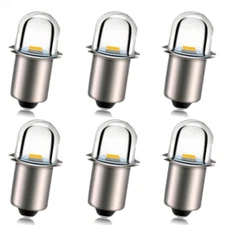 6X 18V P13.5S White LED Flashlight Bulbs for For RYOBI ONE+ XPR18 P700 P703 P704