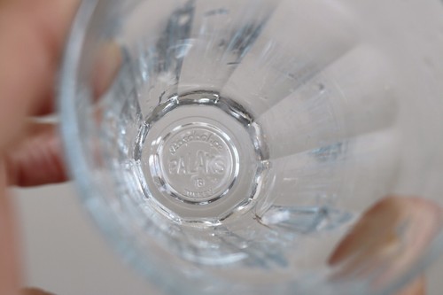 PASABAHCE PALAKS BAROQUE TURKEY Clear Glass 8 oz Juice Flat Tumbler Set of 4 - Picture 5 of 7