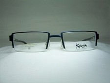Kansai Yamamoto eyeglasses half rim Titanium alloy square frames men women NOS