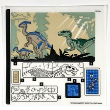 LEGO STICKER SHEET 76961 Visitor Center T. Rex  Raptor Attack Jurassic Park