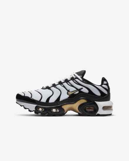 gold air max plus kids