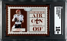 2022 Panini Certified Air Joe Burrow CA-3 SGC 10 Rare