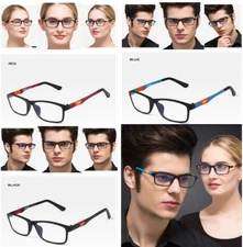 Fashion Optical Eyeglass Frame Men's Women's Anti Blue Light Spectacle RX Able