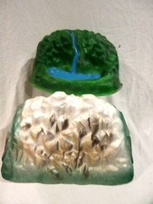 2-Railroad Tunnels 1-Styrofoam 1-Plastic HO Scale