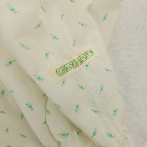 Cabbage Patch Kids White Floral Night Gown Outfit Pajamas Sleeper Coleco - Picture 3 of 9