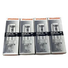 Sylvania CF18DT/E/830 20761 Compact Fluorescent 18w Light Bulb Lot of 4