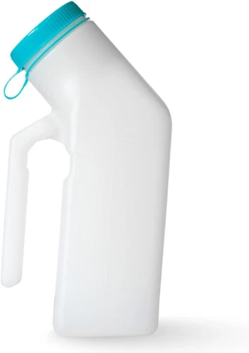 MedVance 1000ml Plastic Portable Urinals for Men, 1 Pack