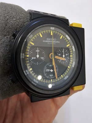 Vintage Seiko Aliens Ripley 7a28 7000 Speedmaster JDM Watch Mint 