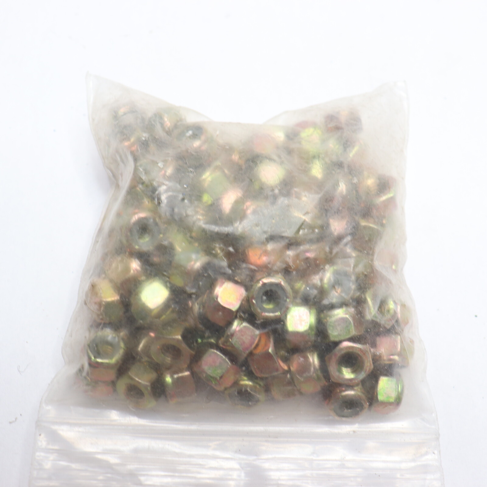 (100Pk) Bolt Depot Hex Nylon Insert Lock Nuts Zinc Plated Grade 8