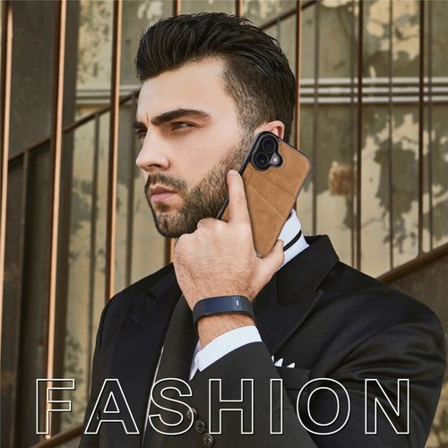 For iPhone 16 15 14 13 12 11 Case Wallet RFID Blocking Leather Card Stand Cover - Picture 38 of 64