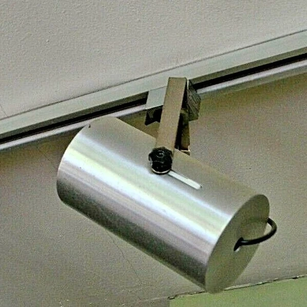 ANCIENNE RAMPE D ECLAIRAGE LAMPE SPOT PHILIPS PLAFONNIER LUSTRE ART DECO 1970 - Photo 4/4