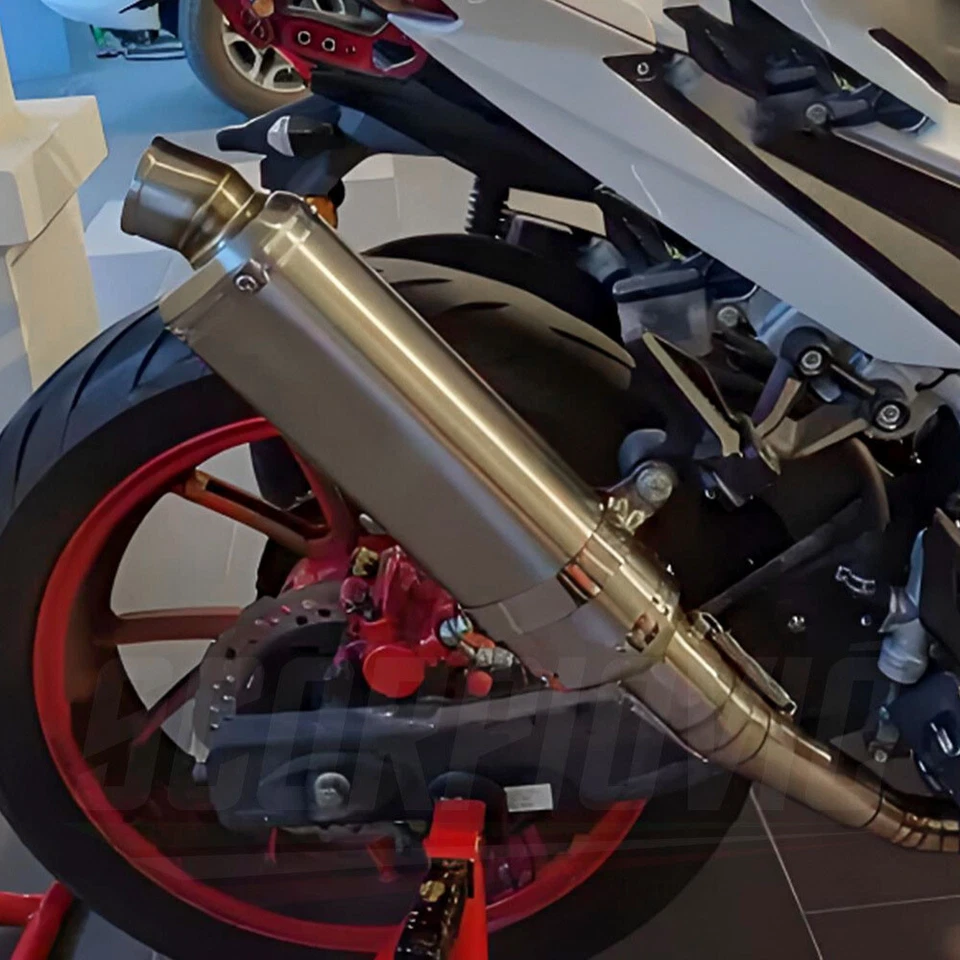 Tubo silenciador universal deslizable 51 mm 2" para motocicleta modelo A12 Foto 2 de 4