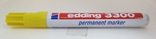 EDDING 3300 REFILLABLE PERMANENT MARKER 1-5MM COL. 005 YELLOW NEW