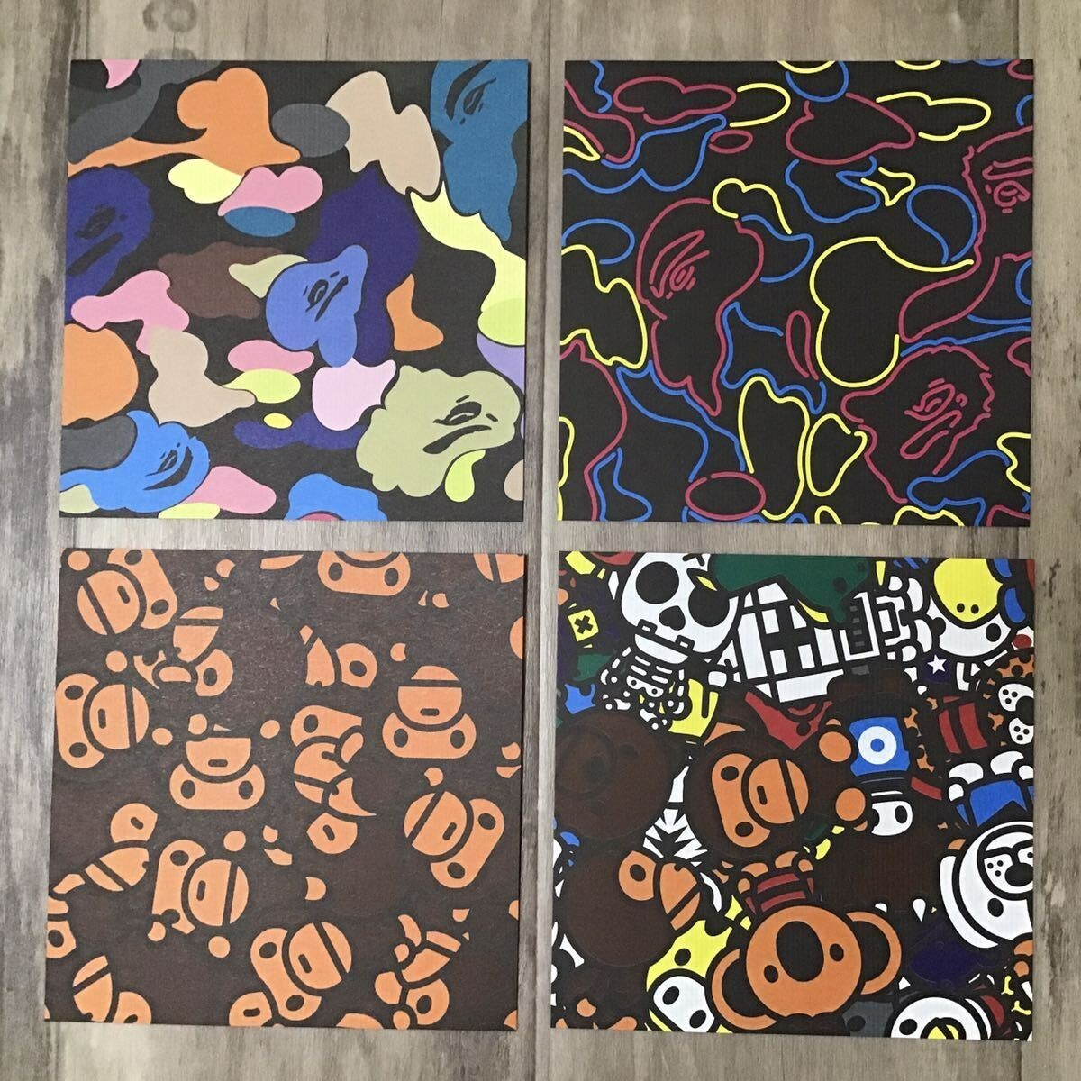 BAPE camo Japanese origami paper A Bathing Ape | eBay