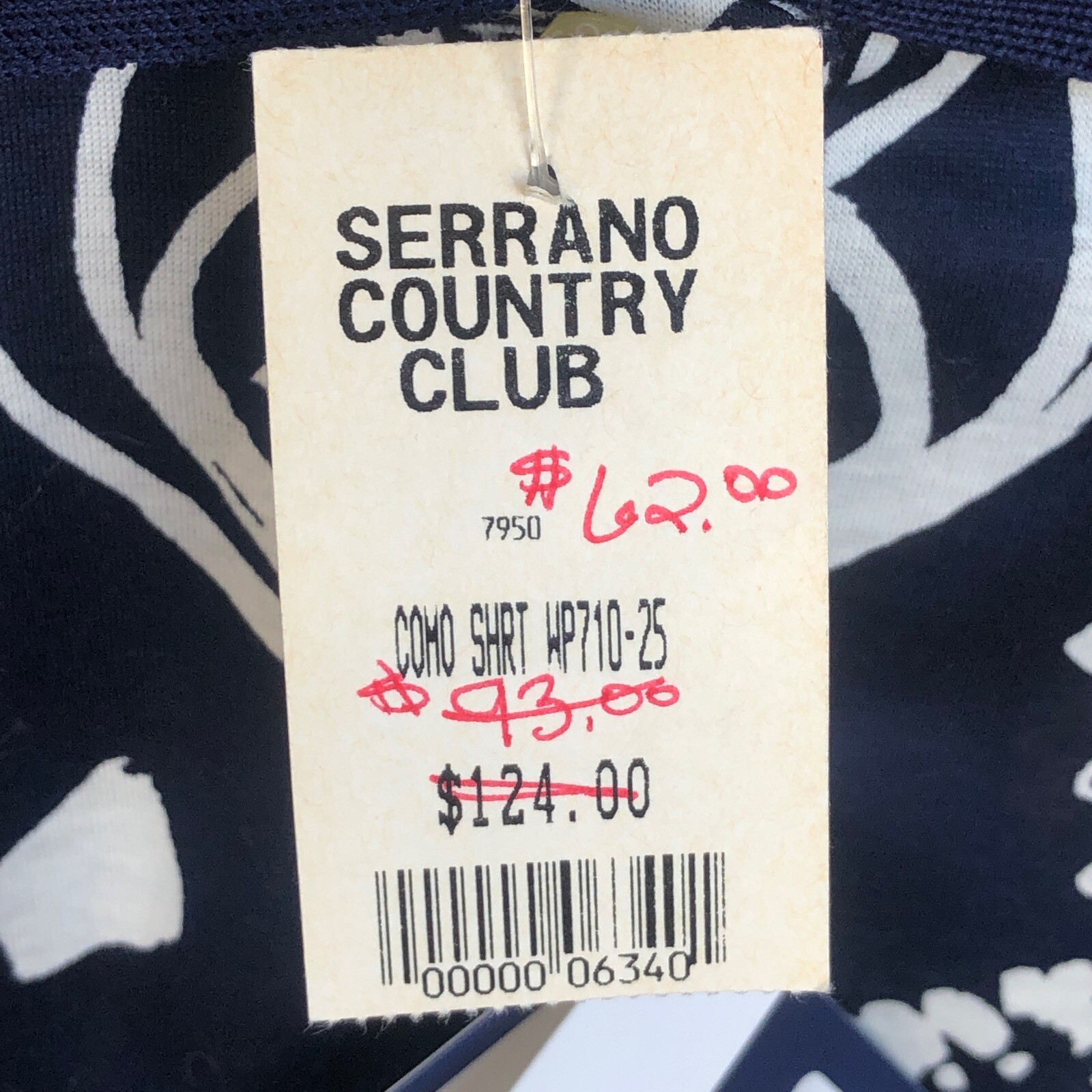 Como Sport by Cobra Golf Serrano Country Club &nbsp;Golf Polo Shirt NEW with Tags