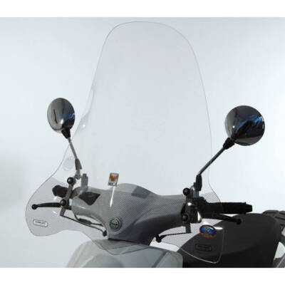 Set Windschutzscheibe Medium ISOTTA Transparent für Benelli Pepe 50 4T 2007-2008