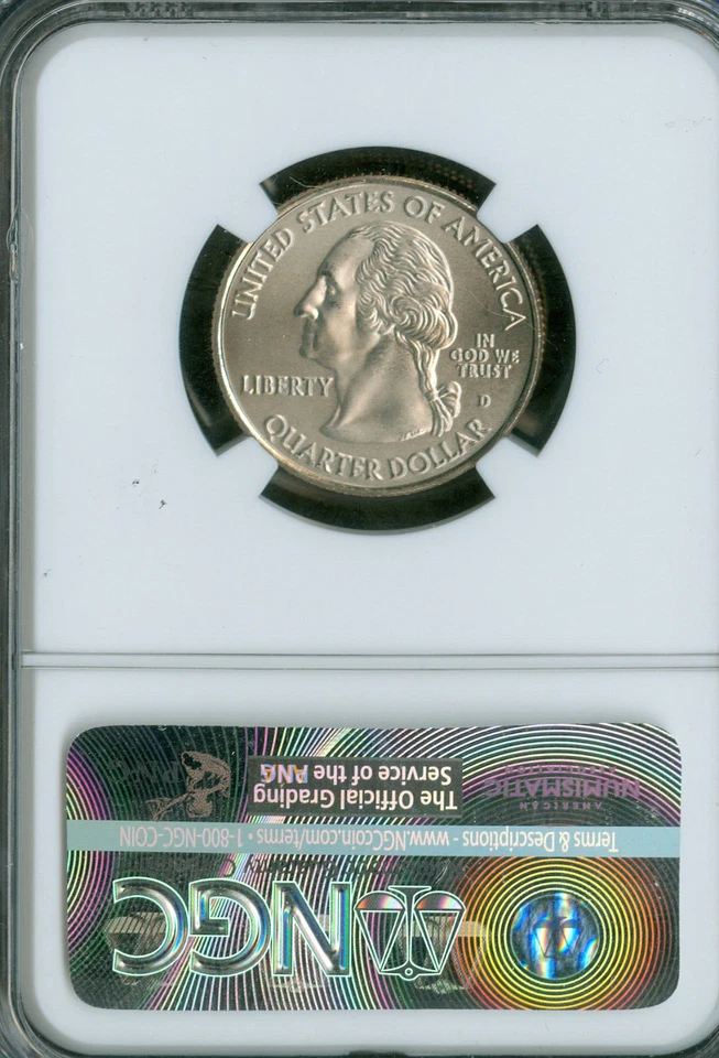 2009 D US VIRGIN ISALND QUARTER NGC MS69 SMS MAC SPOTLESS . - Image 2 of 2