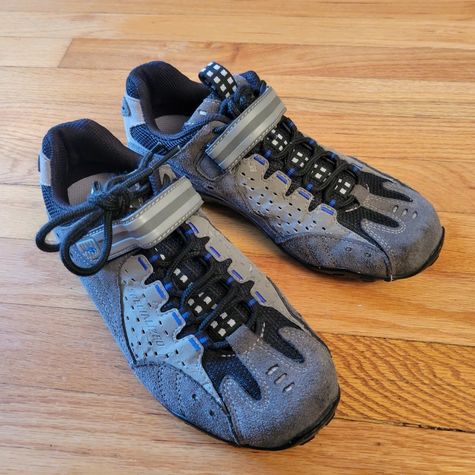 Sapatos femininos TAHO ATB marrom especializado ciclismo de montanha camurça EUA 7.5 / UE 38 - Imagem 2 de 4