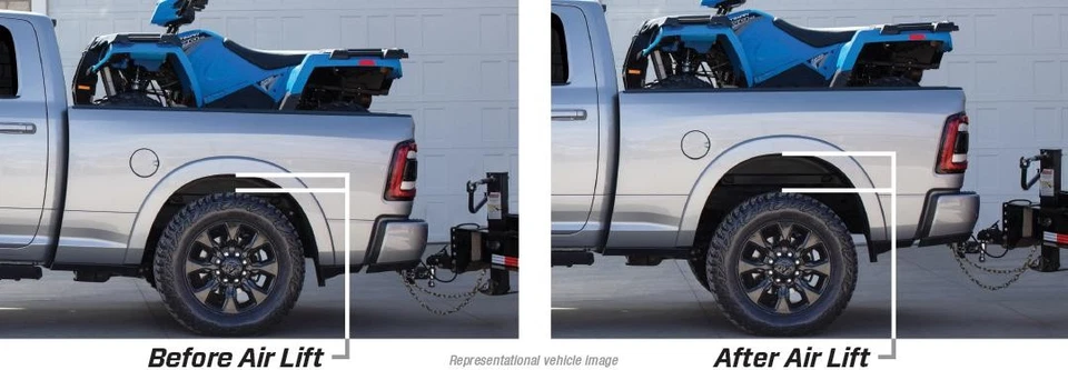 Elevador de carga Air 57338 5000. Se adapta a Chevrolet Silverado 2500 HD 2018 4x4, 2018 Foto 3 de 4