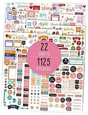 Aesthetic Monthly Planner Stickers - 1100 Beautiful Design Accessories