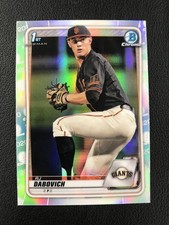 2020 Bowman Draft #BD-148 RJ Dabovich Chrome Refractor San Francisco Giants