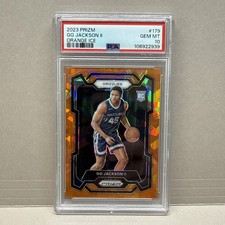 2023 Prizm GG Jackson II #179 ROOKIE RC Orange Ice Prizm PSA 10 GEM MINT