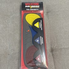 Wolverine Mens Durashock Cushion Insoles All Day Comfort Gel Heel Pad Size 10