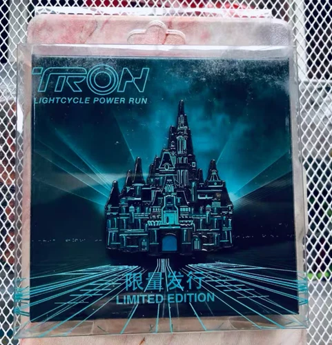 Disneyland 2016 shanghai disney Grand opening pin castle Tron LE 300