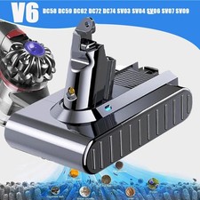 21.6V 6400mah Battery for Dyson V6 SV04 DC58 DC59 DC61 DC62 DC72 DC74 Battery