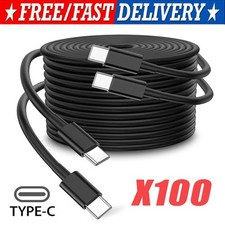 USB-C to USB C Type-C Fast Charging Data SYNC Charger Cable Cord 3/6/10FT lot