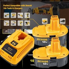 2Pack 18Volt 6Ah for Dewalt 18V XRP Battery DC9098 DC9099 DC9096 Li-ion DC9096S