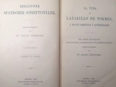 La Vida de Lazarillo de Tormes, y de sus Fortunas y Adversidades. Tu Amor o la M - Bild 1 von 2