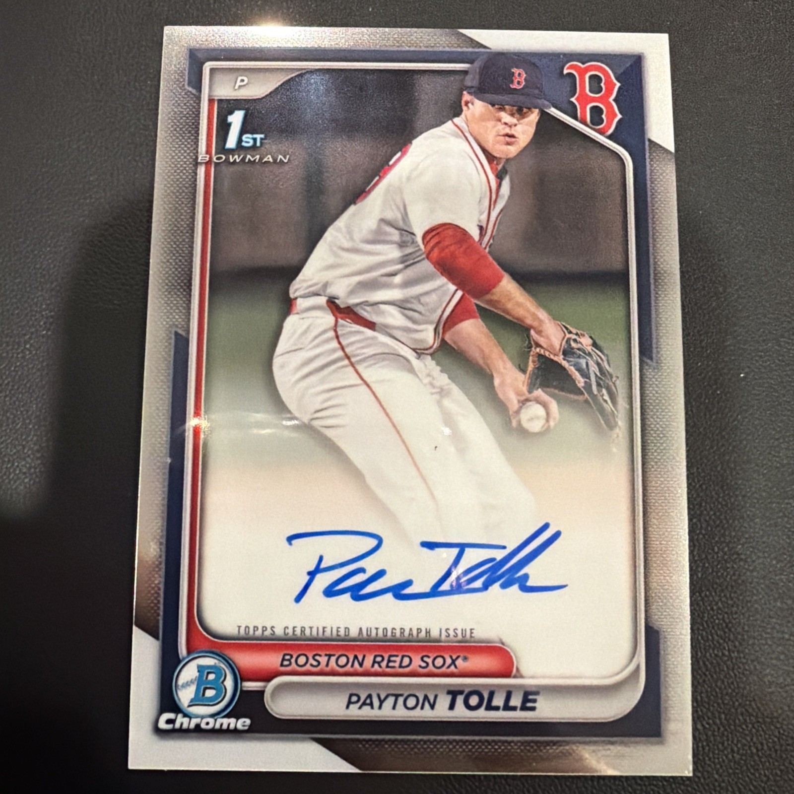 2024 Bowman Draft - Chrome Prospect Autographs Payton Tolle #CPA-PT (AU, RC)