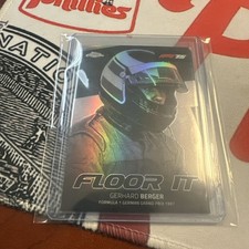 2025 Topps Chrome F1 - Gerhard Berger #FI-3 Floor It Refractor