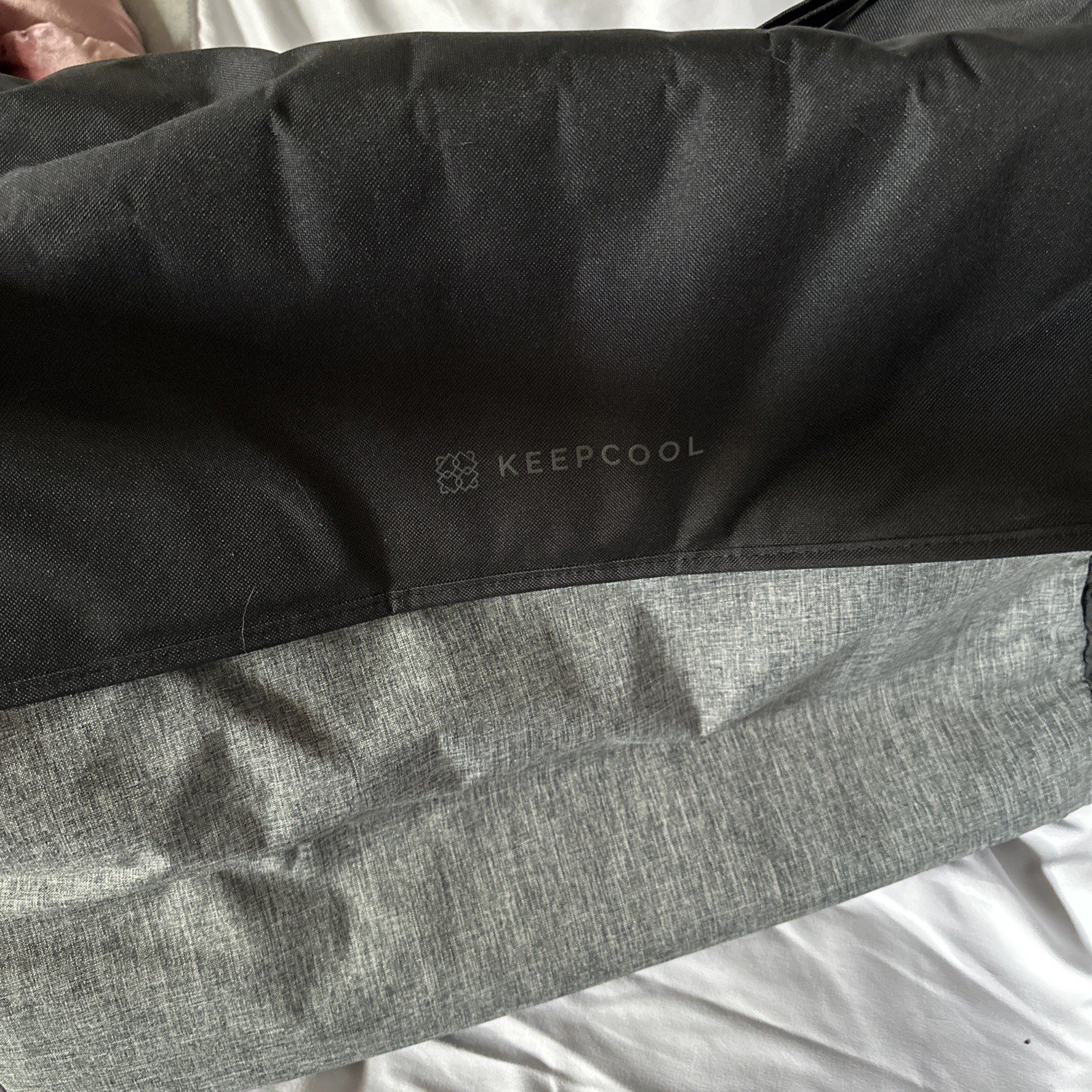 Costco Keep Cool Cube Storage Black Gray Shopping Cooler Zippered Bag 21 X 16