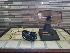 New TRISONIC Compact Digital Indoor Antenna For HDTV UHF/VHF + TWO CABLE CORDS 9