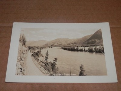 SANDPOINT IDAHO - 1947 REAL PHOTO POSTCARD RPPC - CLARKS FORK RIVER