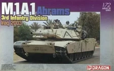 1/72 US Army M1A1 Abrams 3rd Infantry Division Iraq 2003 Model Kit