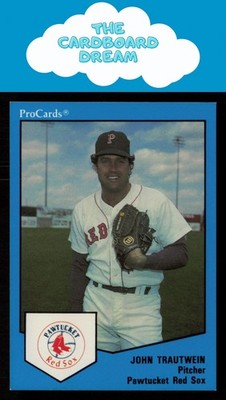 John Trautwein 1989 ProCards Triple A #685 Pawtucket Red Sox Baseball Card