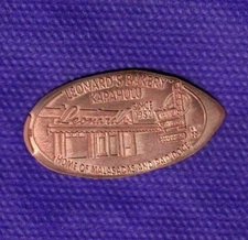 HAWAII LEONARD'S BAKERY KAPAHULU Since 1952 Elongated Pressed Copper Penny