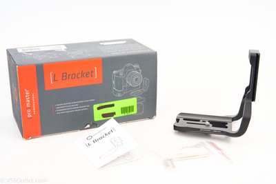 Promaster 8231 Professional Aluminum L Bracket for Canon 80D w Grip MINT V26