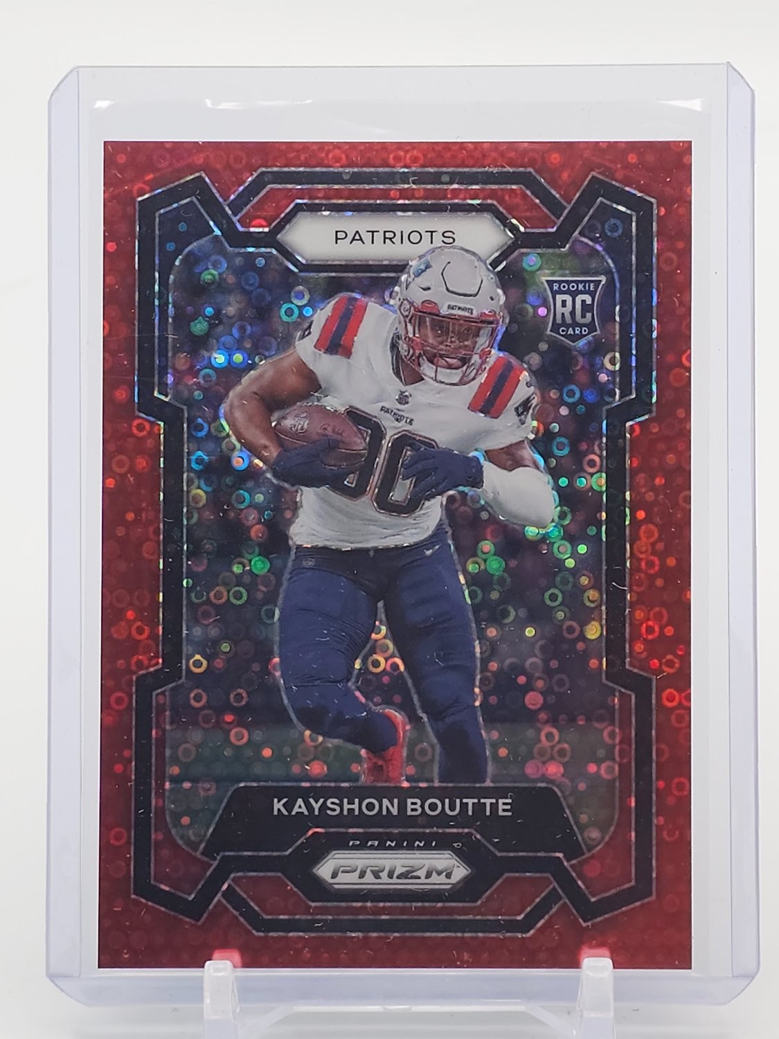 Kayshon Boutte Panini Prizm #370 No Huddle Red