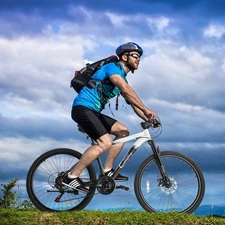 26 inch Mountain Bike for Adults, 21 Speed Aluminum Alloy Frame Disc Brakes