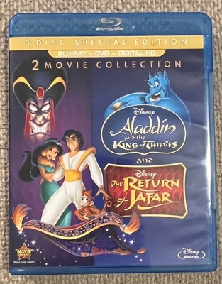 Disney2 Movie Collection Aladdin and the King of Thieves and The Return of Jafar