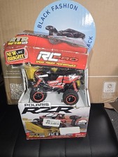 Nuevo Brillante RC Pro Polaris RZR con Rampa Carga USB Control de Velocidad Digital Rojo
